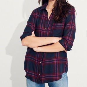 Hollister Plaid Flannel